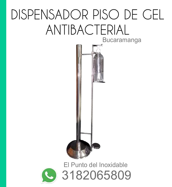 dispensador de gel antibacterial