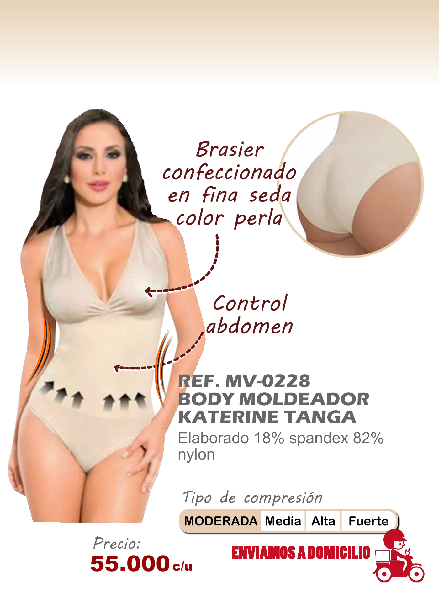 body moldeador katerine tanga