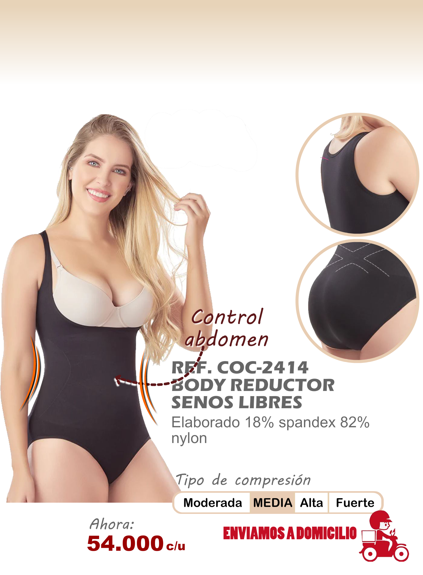 body reductor senos libres