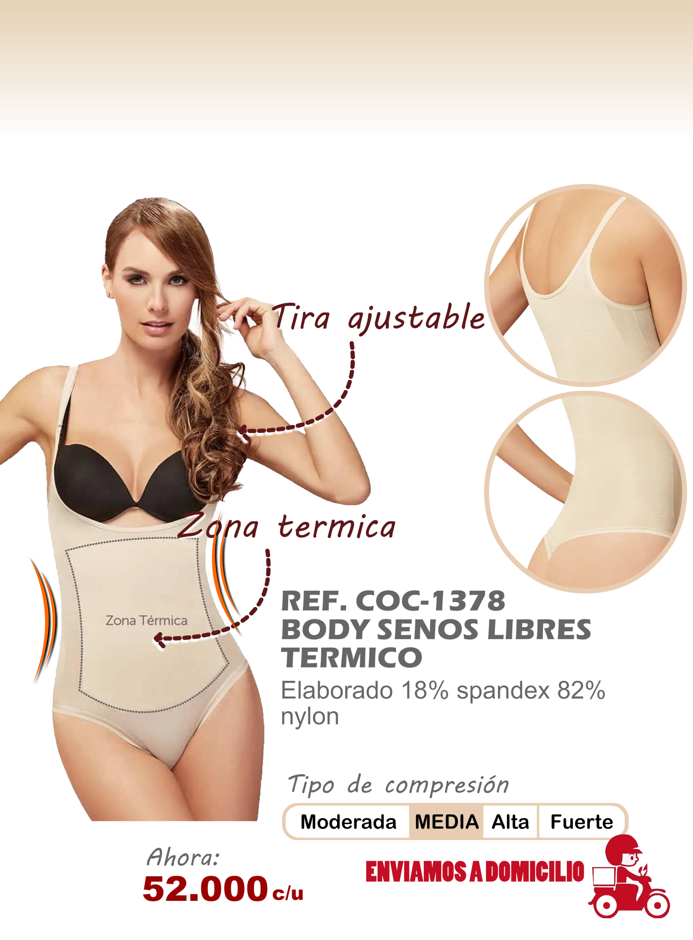 body senos libres termico
