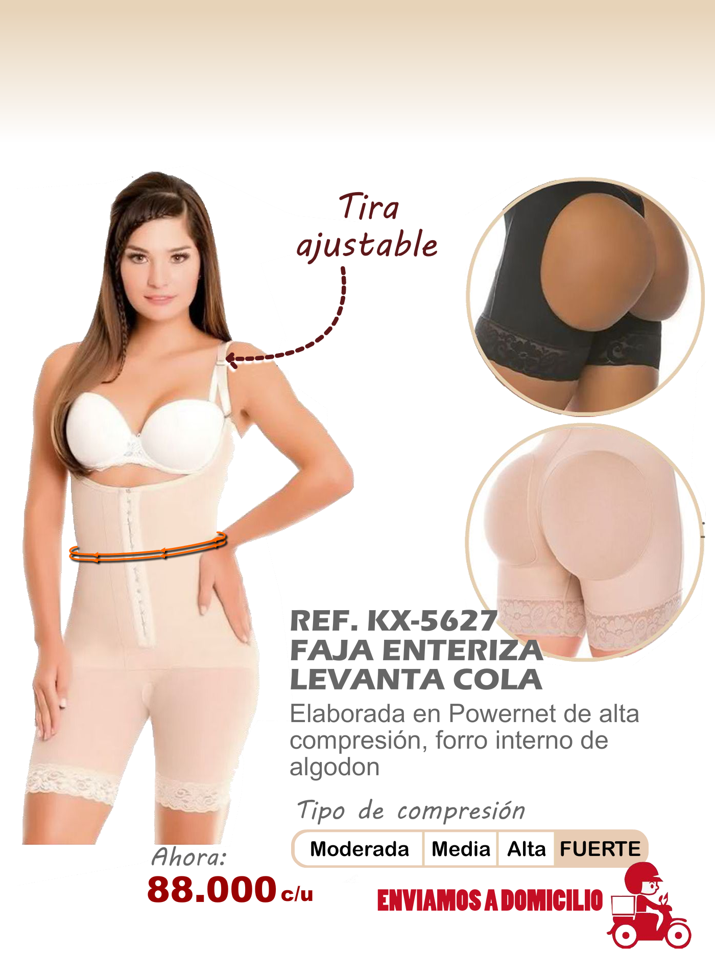 faja enteriza levanta cola