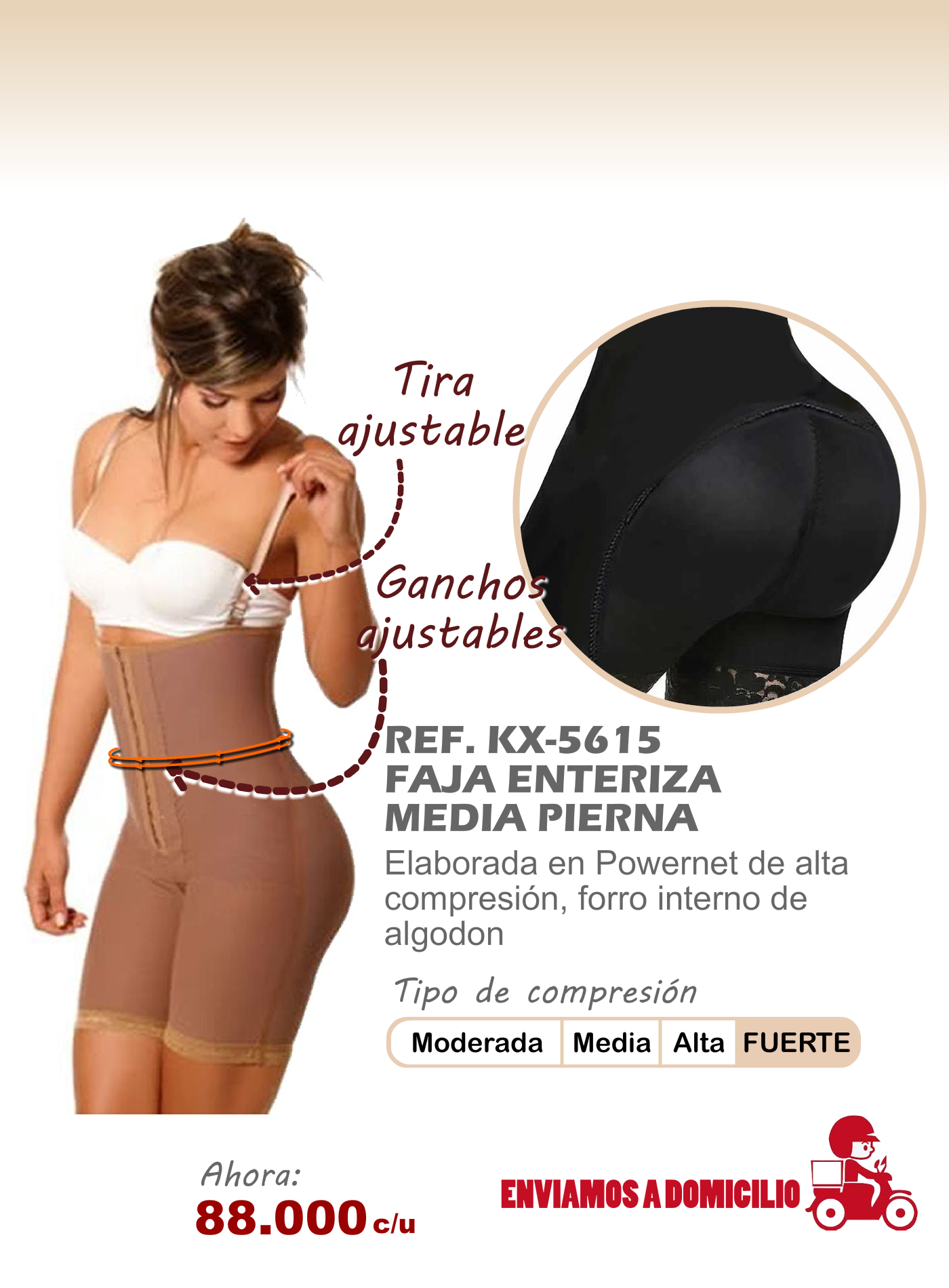 faja enteriza media pierna