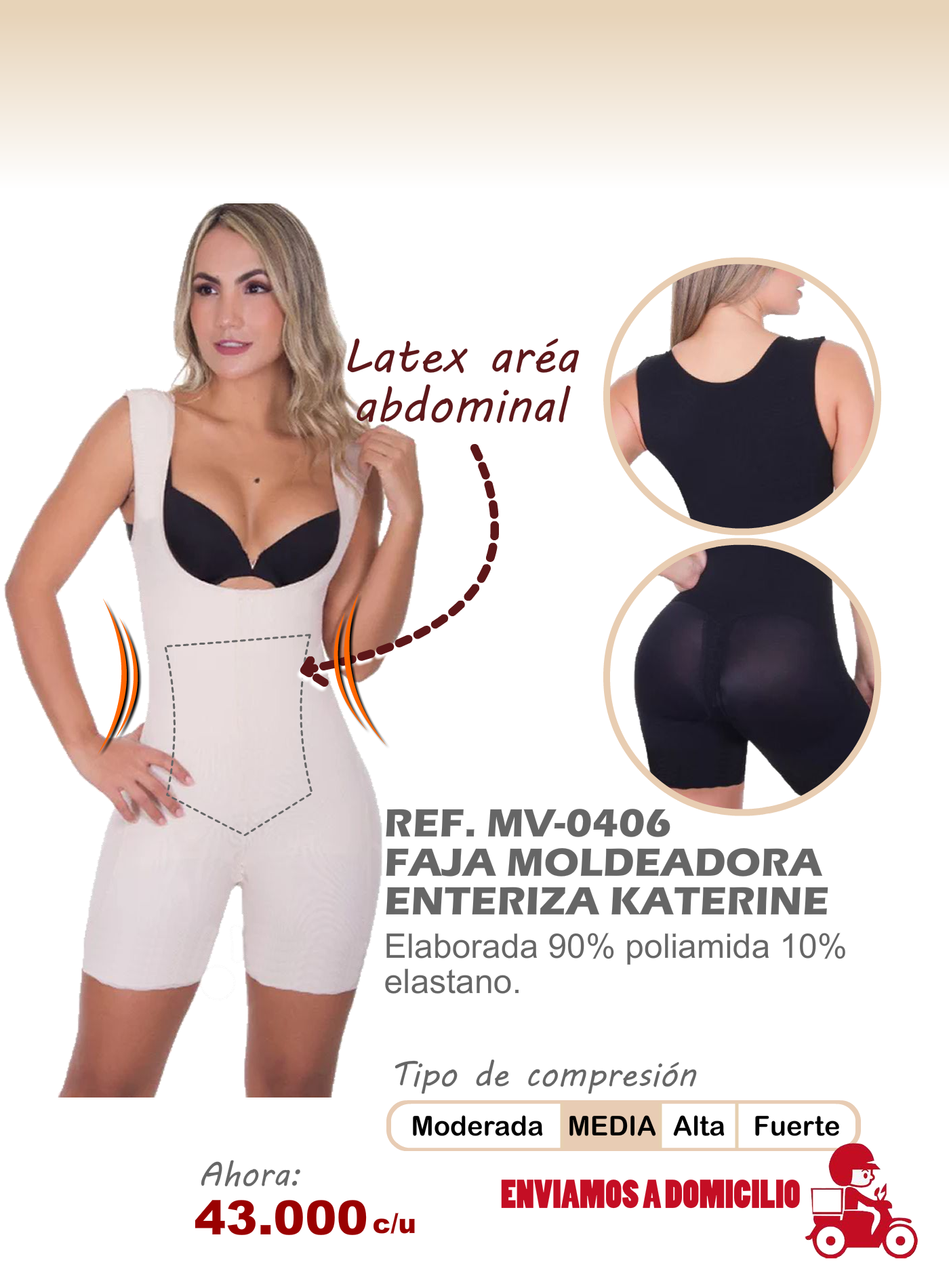 faja moldeadora enteriza katerine