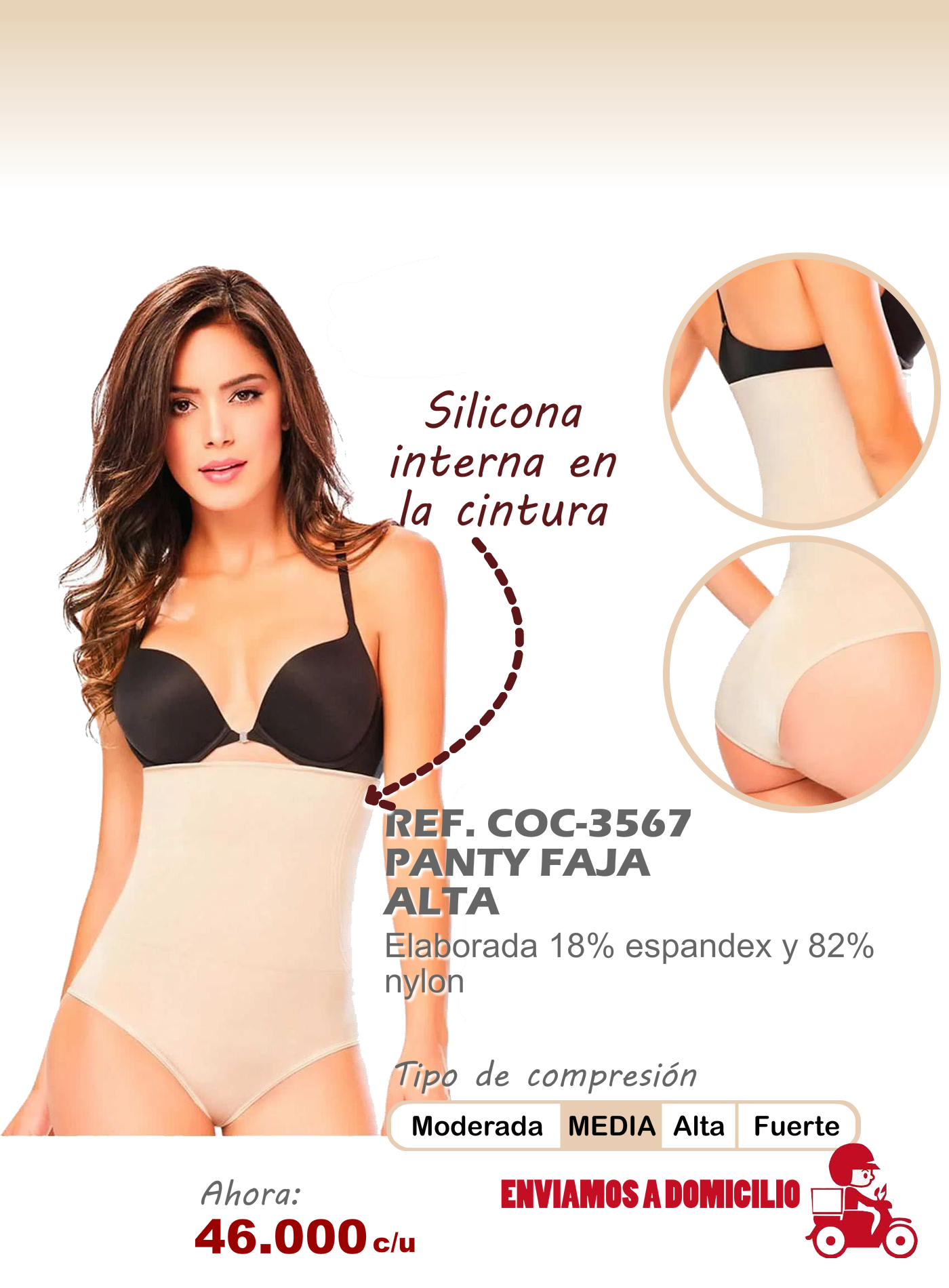 faja panty alto