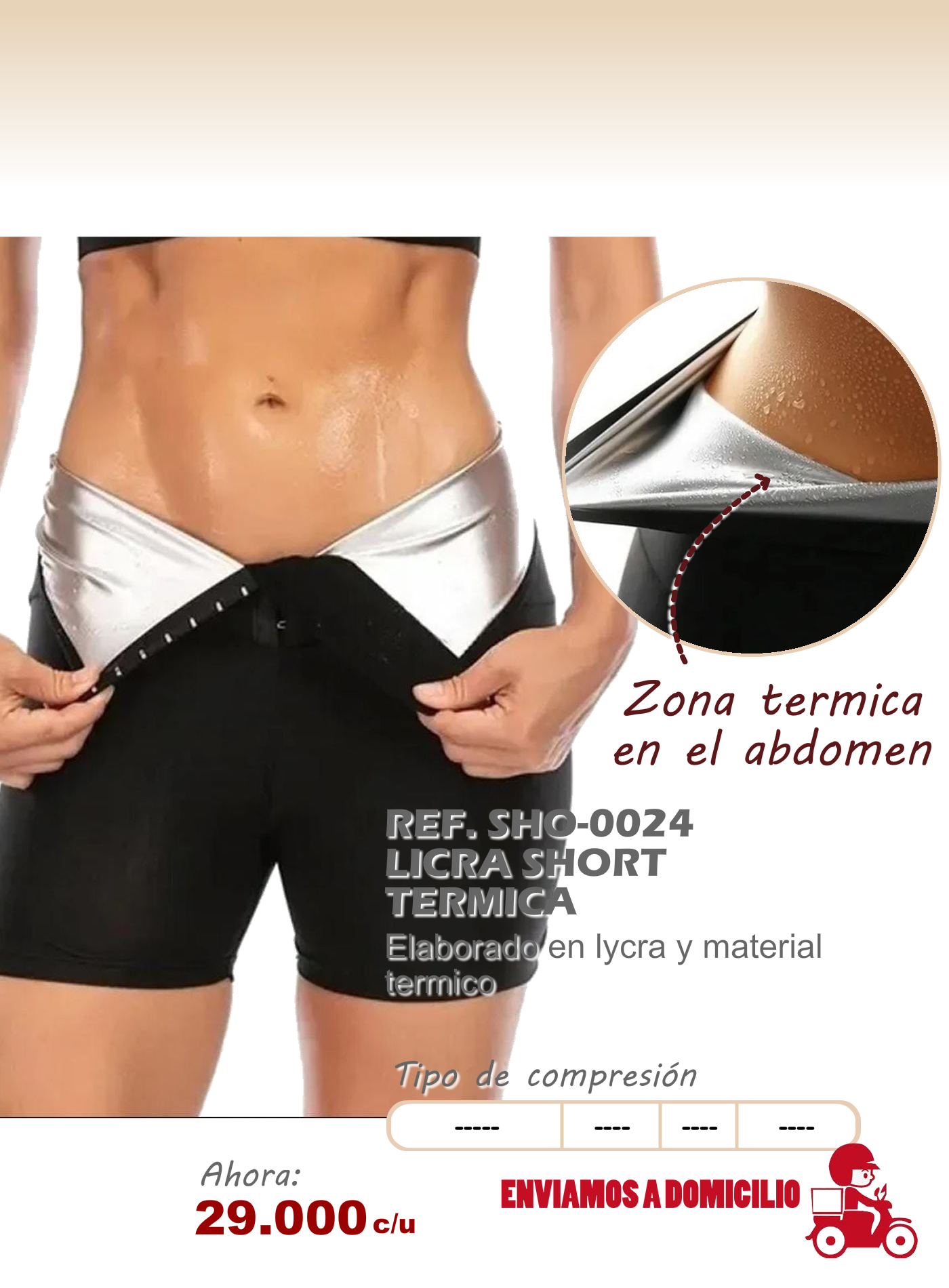 licra short termica